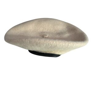 Scoop French Beret 91% Wool Cream/Black